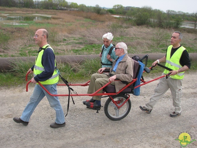 randonnée sportive avec joëlettes, Eghezée, 2014